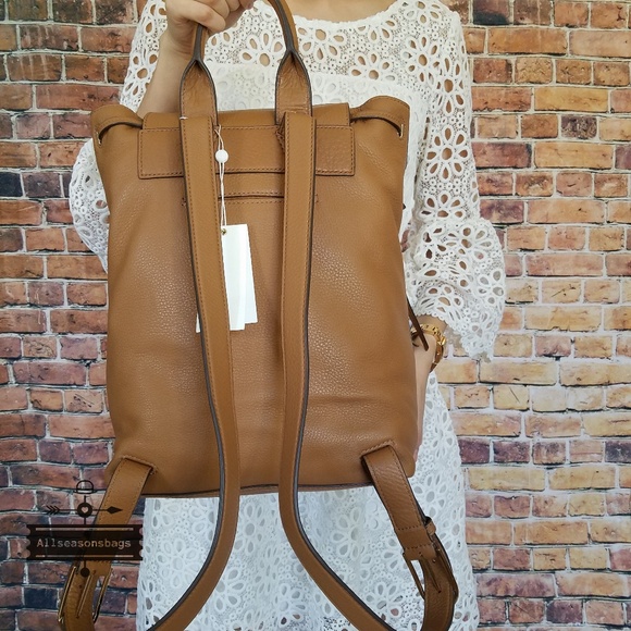 Tory burch brody backpack bark bag brown NWT - Picture 7 of 8